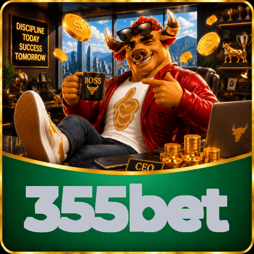 355bet Logo - Bônus com Rollover Justo